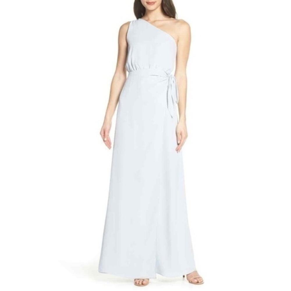 NWT Wayf Ocean Mist One Shoulder Maxi Dress Size XXL Formal Bridesmaid Wedding